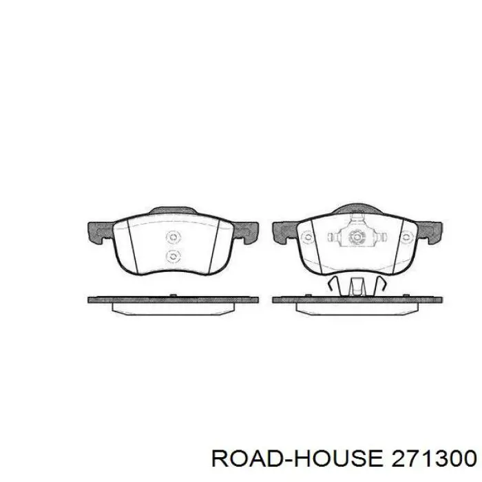 Передние тормозные колодки 271300 Road House