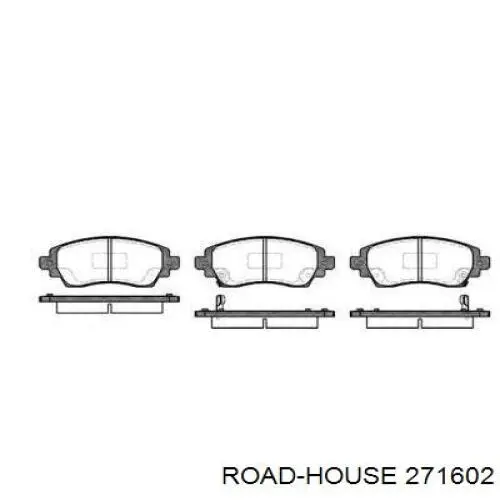 Передние тормозные колодки 271602 Road House