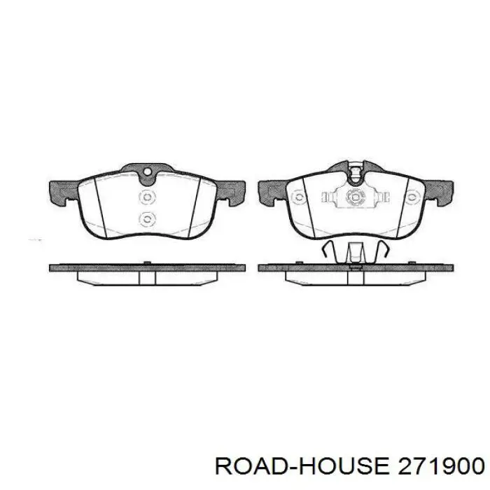 Передние тормозные колодки 271900 Road House