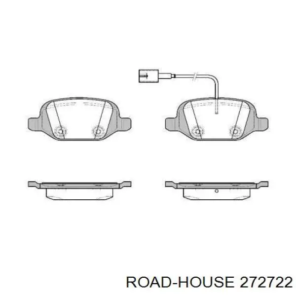 Задние тормозные колодки 272722 Road House