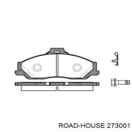 Передние тормозные колодки 273001 Road House