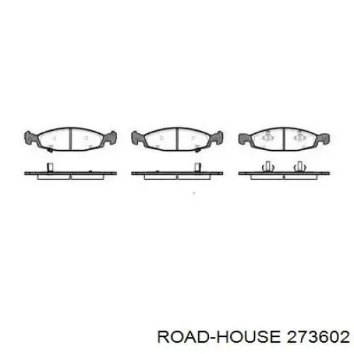 273602 Road House передние тормозные колодки