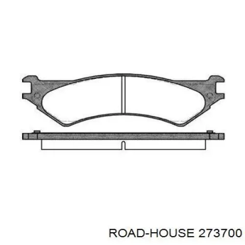 Задние тормозные колодки 273700 Road House