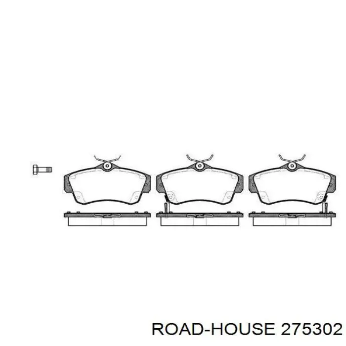 Передние тормозные колодки 275302 Road House