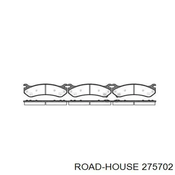 Задние тормозные колодки 275702 Road House