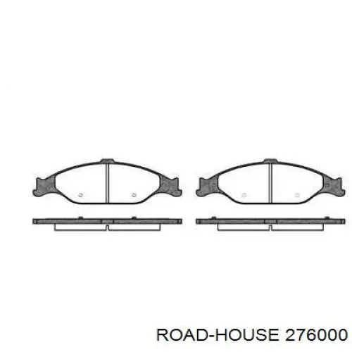 Передние тормозные колодки 276000 Road House