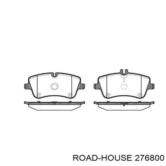 Передние тормозные колодки 276800 Road House