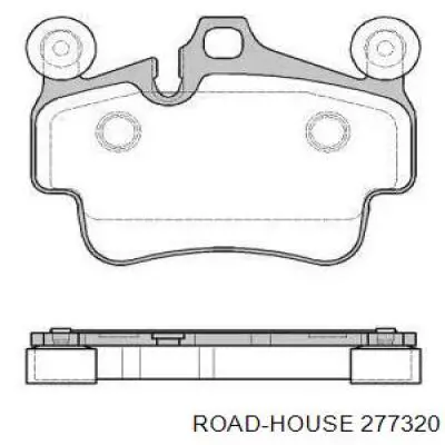 Передние тормозные колодки 277320 Road House