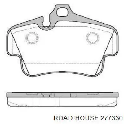 Задние тормозные колодки 277330 Road House