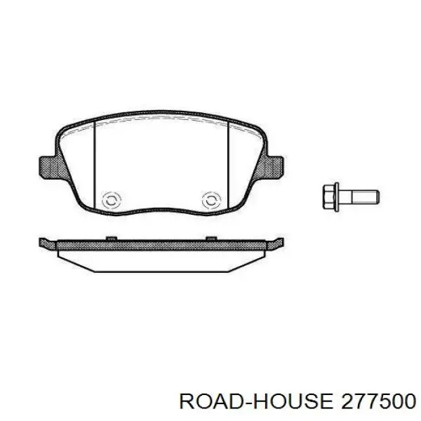 Передние тормозные колодки 277500 Road House