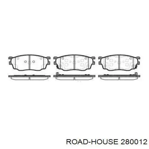 280012 Road House колодки тормозные передние дисковые