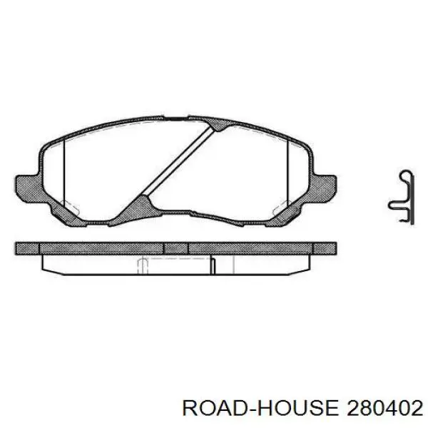 Передние тормозные колодки 280402 Road House