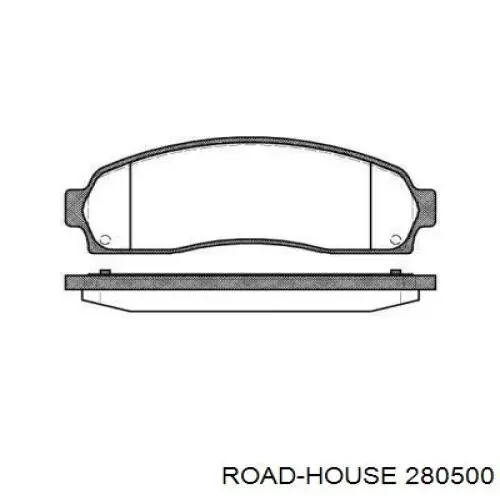 Передние тормозные колодки 280500 Road House