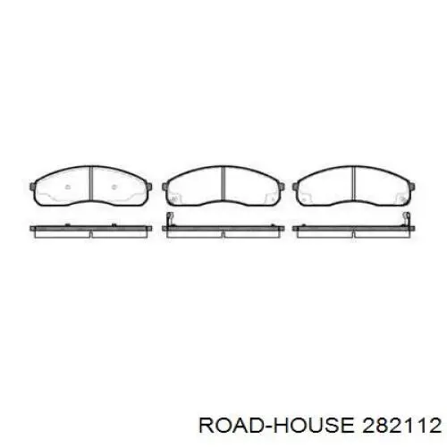 Передние тормозные колодки 282112 Road House