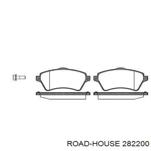 Передние тормозные колодки 282200 Road House