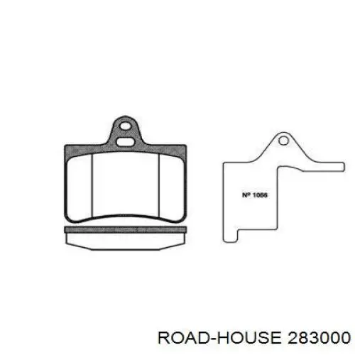 Задние тормозные колодки 283000 Road House