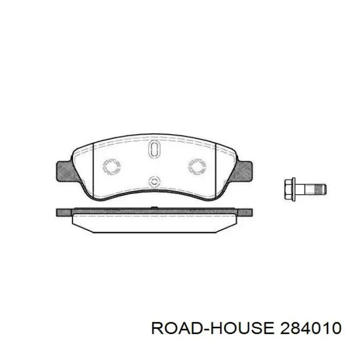 Передние тормозные колодки 284010 Road House