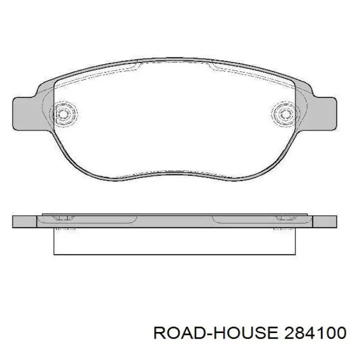 Передние тормозные колодки 284100 Road House