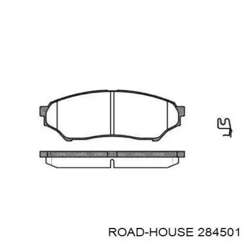 Передние тормозные колодки 284501 Road House