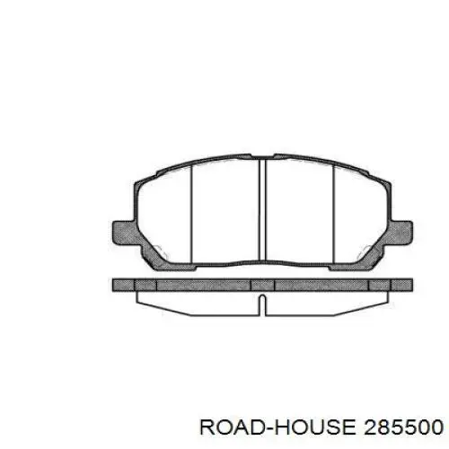 Передние тормозные колодки 285500 Road House