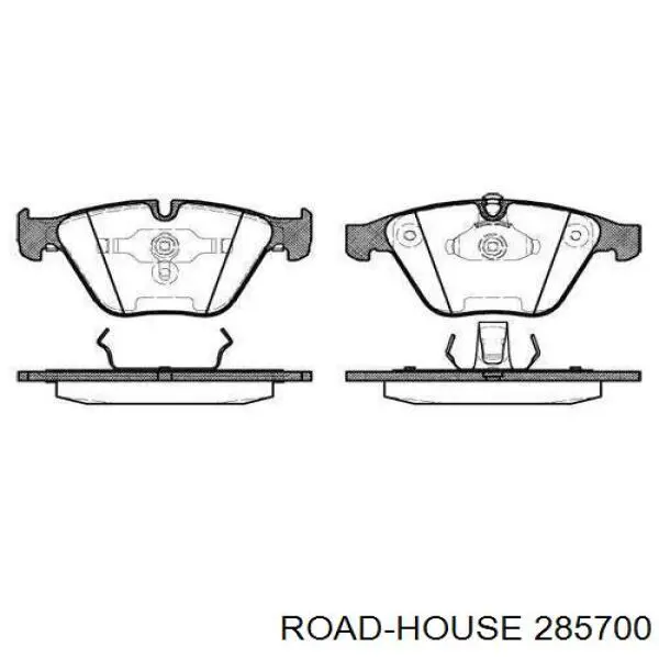 2857.00 Road House колодки тормозные передние дисковые