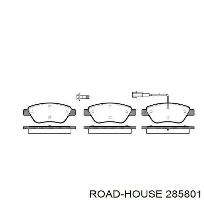 Передние тормозные колодки 285801 Road House