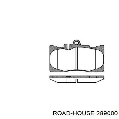 Передние тормозные колодки 289000 Road House