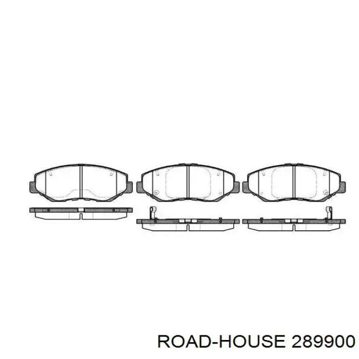 2899.00 Road House передние тормозные колодки