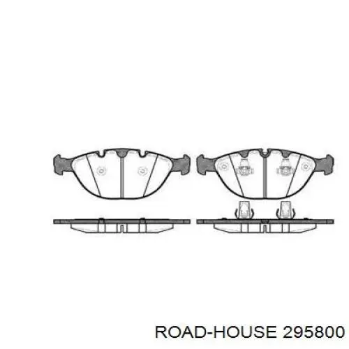 Передние тормозные колодки 295800 Road House