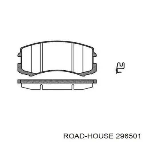 Передние тормозные колодки 296501 Road House