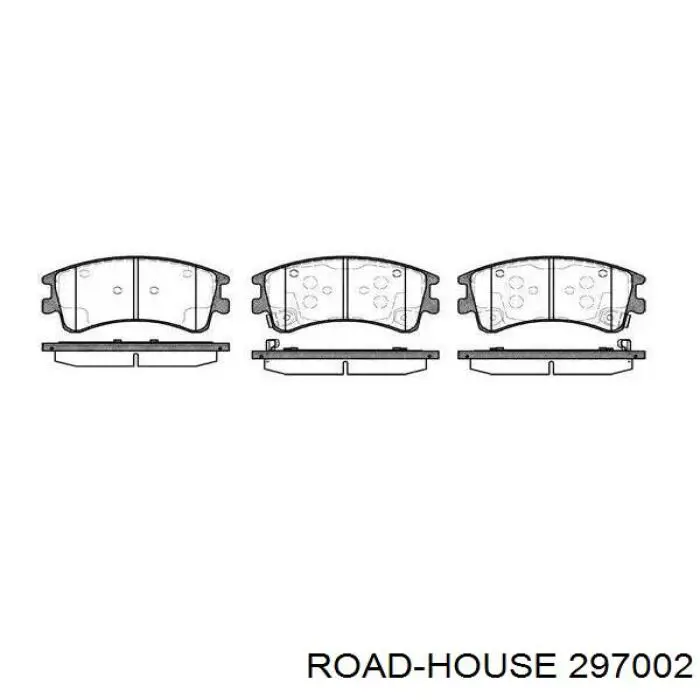 Передние тормозные колодки 297002 Road House