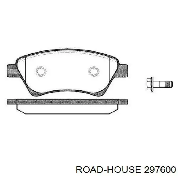 Передние тормозные колодки 297600 Road House