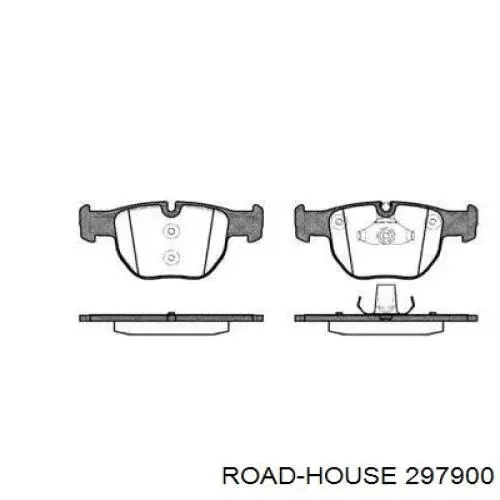 Передние тормозные колодки 297900 Road House