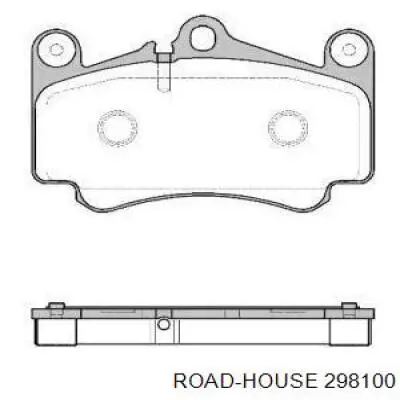 Передние тормозные колодки 298100 Road House