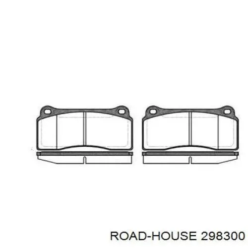 Передние тормозные колодки 298300 Road House