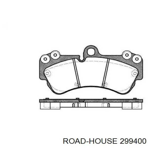 Передние тормозные колодки 299400 Road House