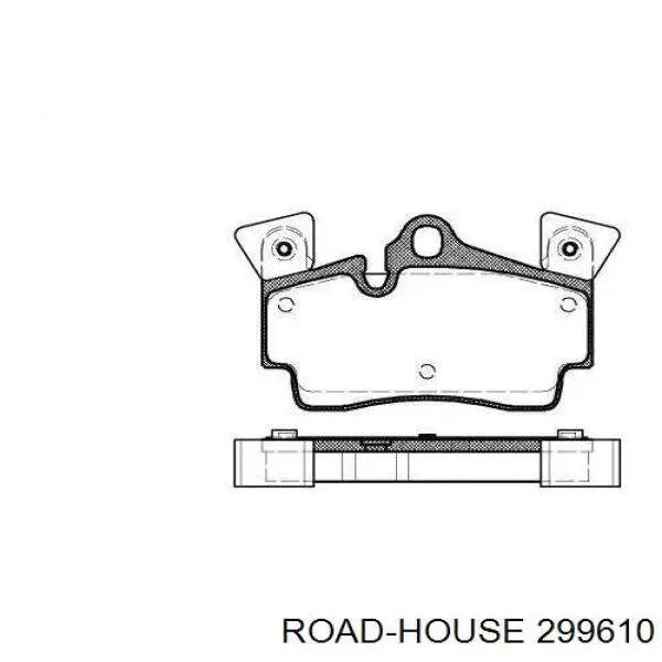 Задние тормозные колодки 299610 Road House