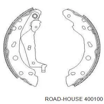 Задние барабанные колодки 400100 Road House