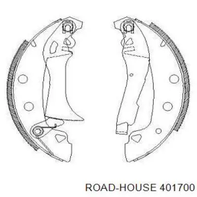 Задние барабанные колодки 401700 Road House