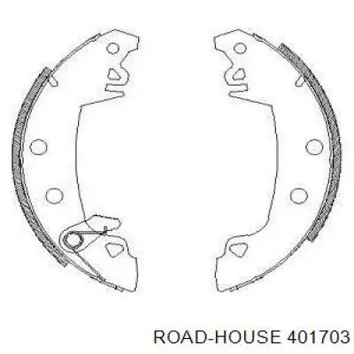 Задние барабанные колодки 401703 Road House