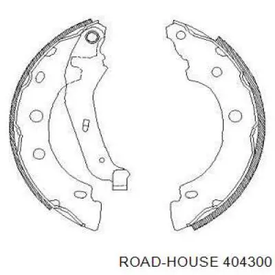 Задние барабанные колодки 404300 Road House