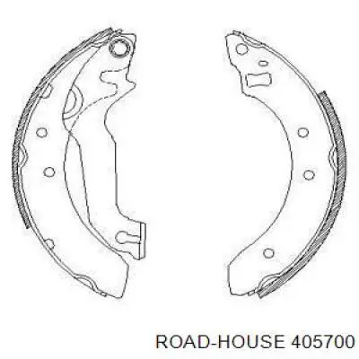 Задние барабанные колодки 405700 Road House