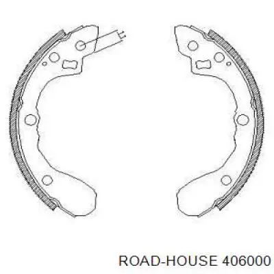 Задние барабанные колодки 406000 Road House