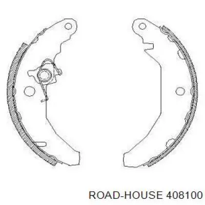 Задние барабанные колодки 408100 Road House