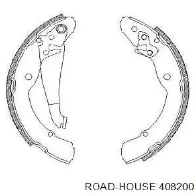 Задние барабанные колодки 408200 Road House