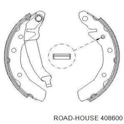 Задние барабанные колодки 408600 Road House