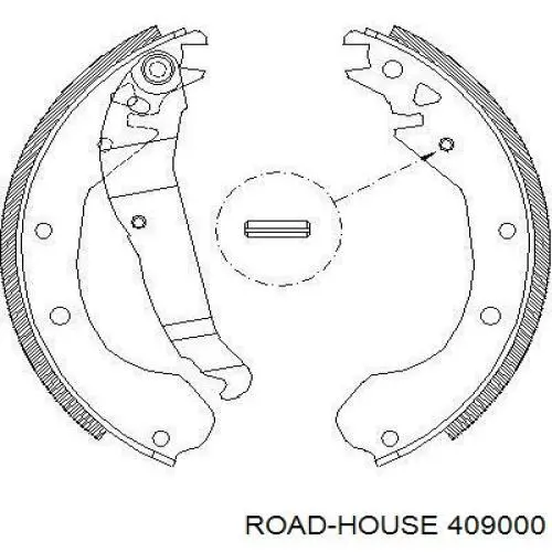 Задние барабанные колодки 409000 Road House