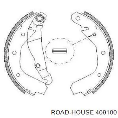 4091.00 Road House колодки тормозные задние барабанные