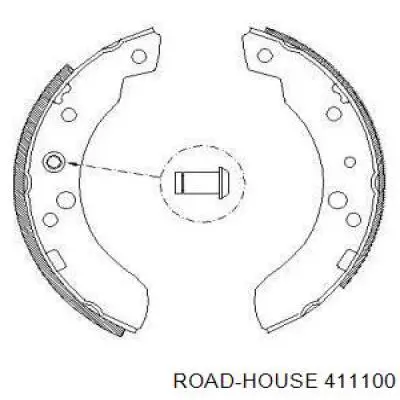 Задние барабанные колодки 411100 Road House