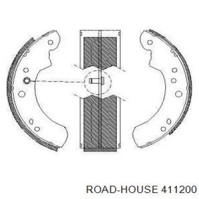 Задние барабанные колодки 411200 Road House